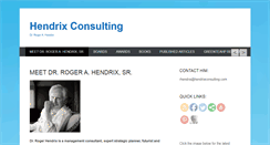 Desktop Screenshot of hendrixconsulting.com